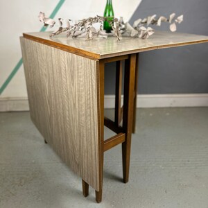 Mid Century Large Extending Formica Vintage Table