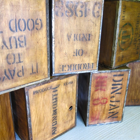 Wooden tea chests for sale deals