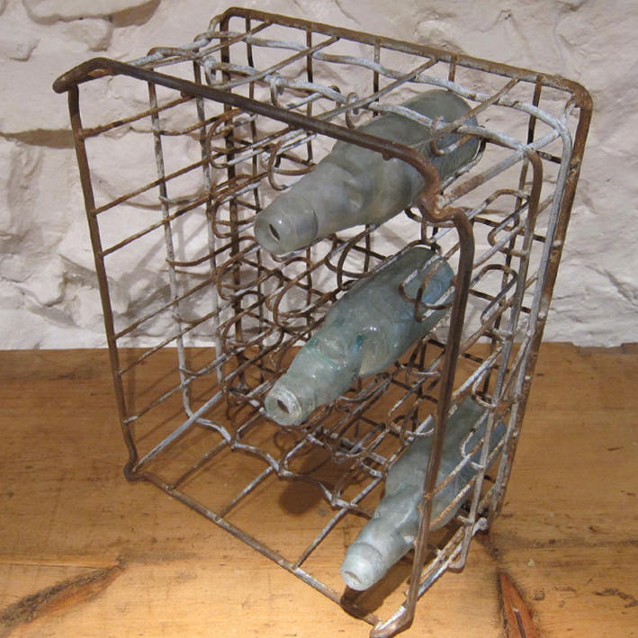 Industrial Vintage Bottle Rack Storage 1950s Etsy