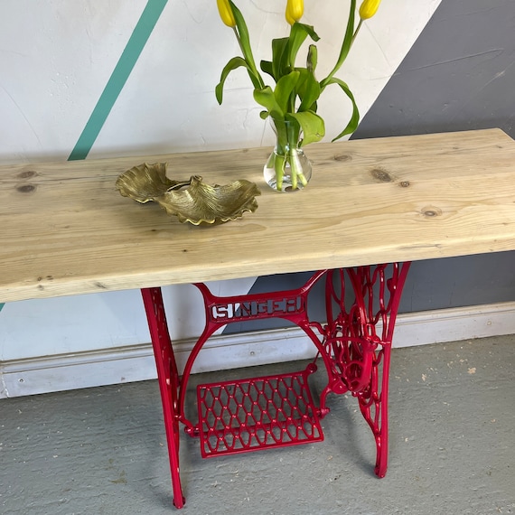 Pink Singer Table Industrial Pine Scaffold Sideboard Desk - Etsy