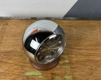 Mid Century Vintage Rhythm 2 Jewels Alarm Clock Japan 51129 Retro