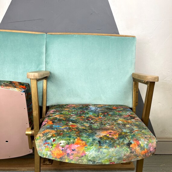 1940s Theater Chair シアターチェア シアターベンチ フォールディング