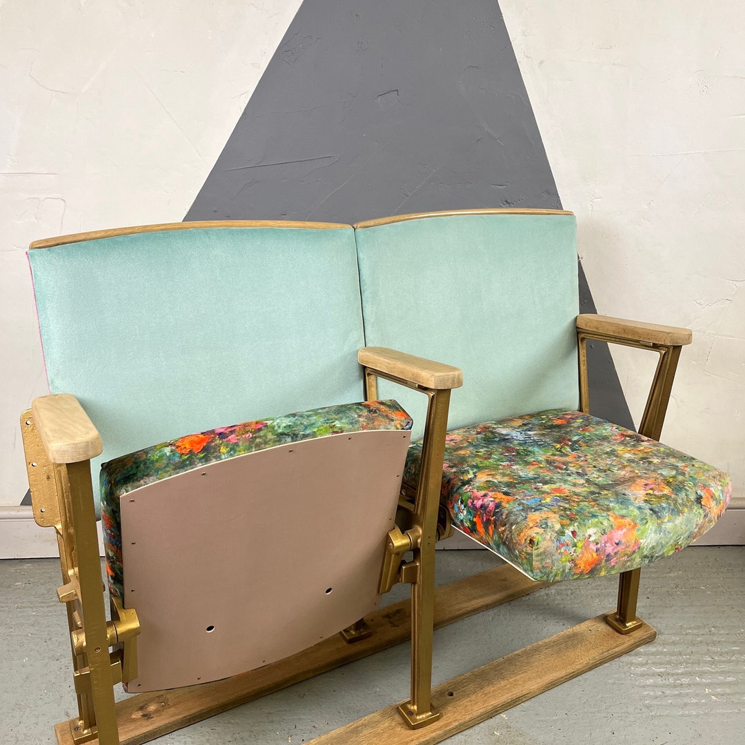 1940s Theater Chair シアターチェア シアターベンチ フォールディング