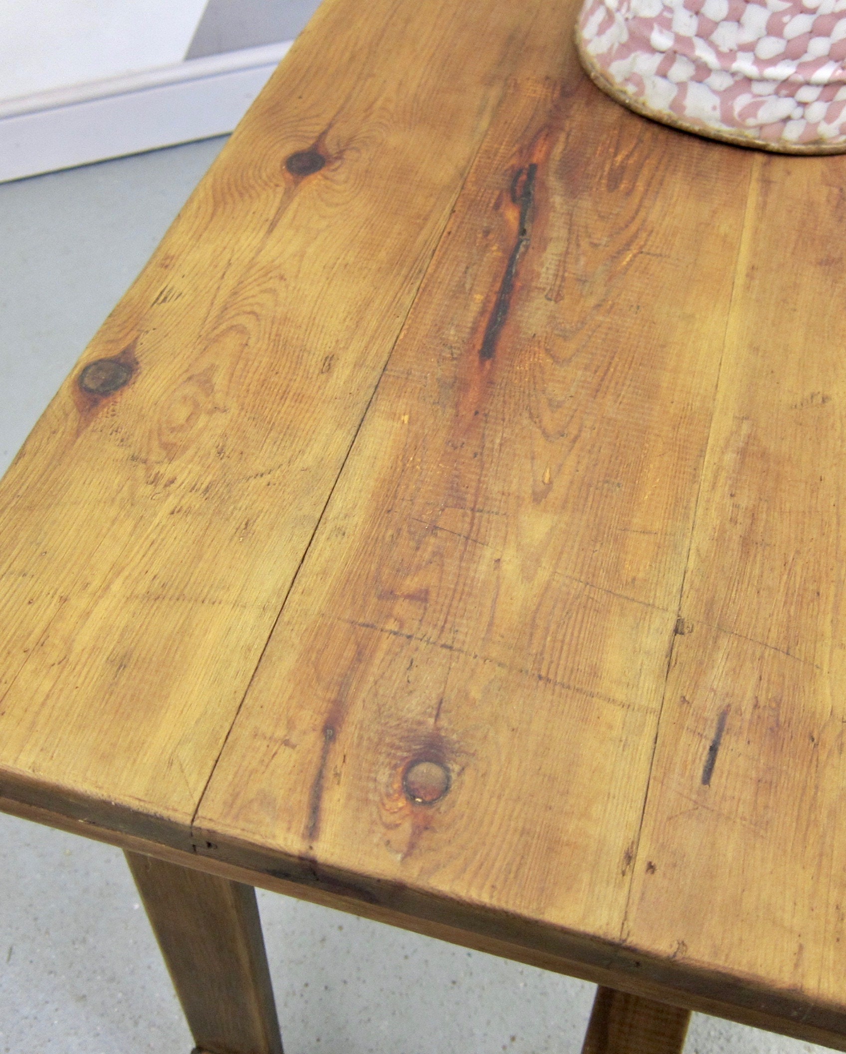 Rustic Folding Pine Trestle Table - Etsy