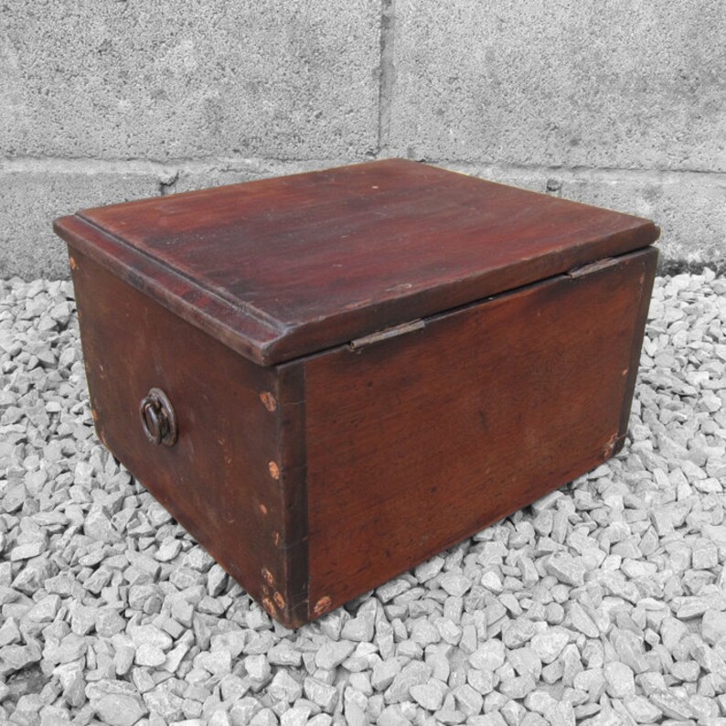 Victorian Mahogany Box Tea Box Storage Chest Display Tea Chest Etsy UK