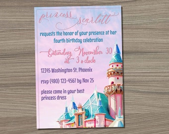 Invitations Disney Land 10