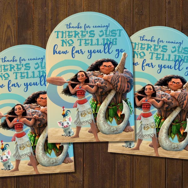 Moana Party Favors - Etsy