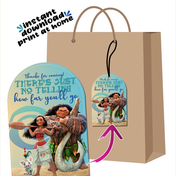 Moana Party Favors - Etsy
