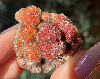 Red calcite Specimen from Mexico