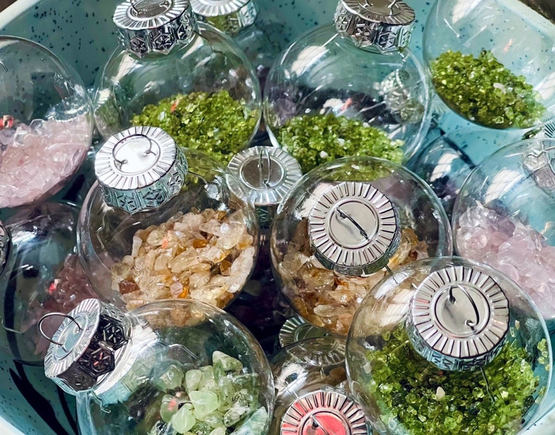Crystal Chips Ornament Home Holiday Decor Etsy