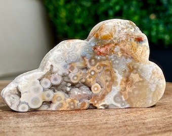 8th Vein Jelly Ocean Jasper Crystal Cloud Carving
