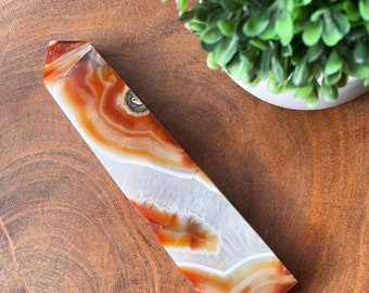 Carnelian XL Statement Tower 6.5 Inches Tall