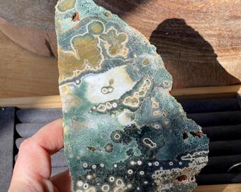 Kabamby Ocean Jasper crystal Slab (362)