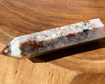 Pink Amethyst Flower Agate Tower | Pink Flower Agate Druzy | AAA Grade Pink Amethyst Point | Amethyst Druzy | Crystal gifts