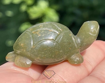 Nephrite Jade Handcarved Turtle - No17