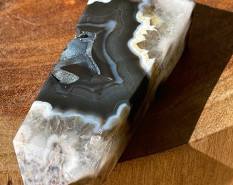 Argentina Agate Tower / Colorful Rare Agate Druzy Cave Point