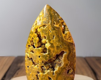 Kabamby Ocean Jasper Flame, Madagascar Jasper with Orb’s, Orbicular Ocean Jasper with Druzy