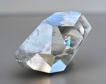 Clear Quartz Large Freeform - Quartz Crystal paper weight - Faceted Crystal Quartz