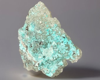 Blue Calcite with Chrysocolla Natural mineral Specimen