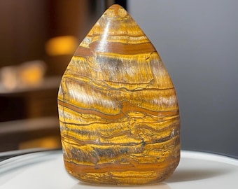 Tiger’s Eye Flame Crystal Drop (493)