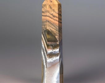 Botswana Agate Statement Tower 6 Inches Tall - Collectors Edition Rare Crystal Find - #88