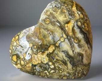 Ocean Jasper Crystal Heart (271)