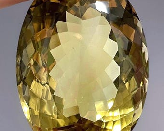 Collectors Quality Citrine Size 431.25 ctw 100% Natural, Oval Cut Citrine Loose Gemstone Sunny Yellow Color