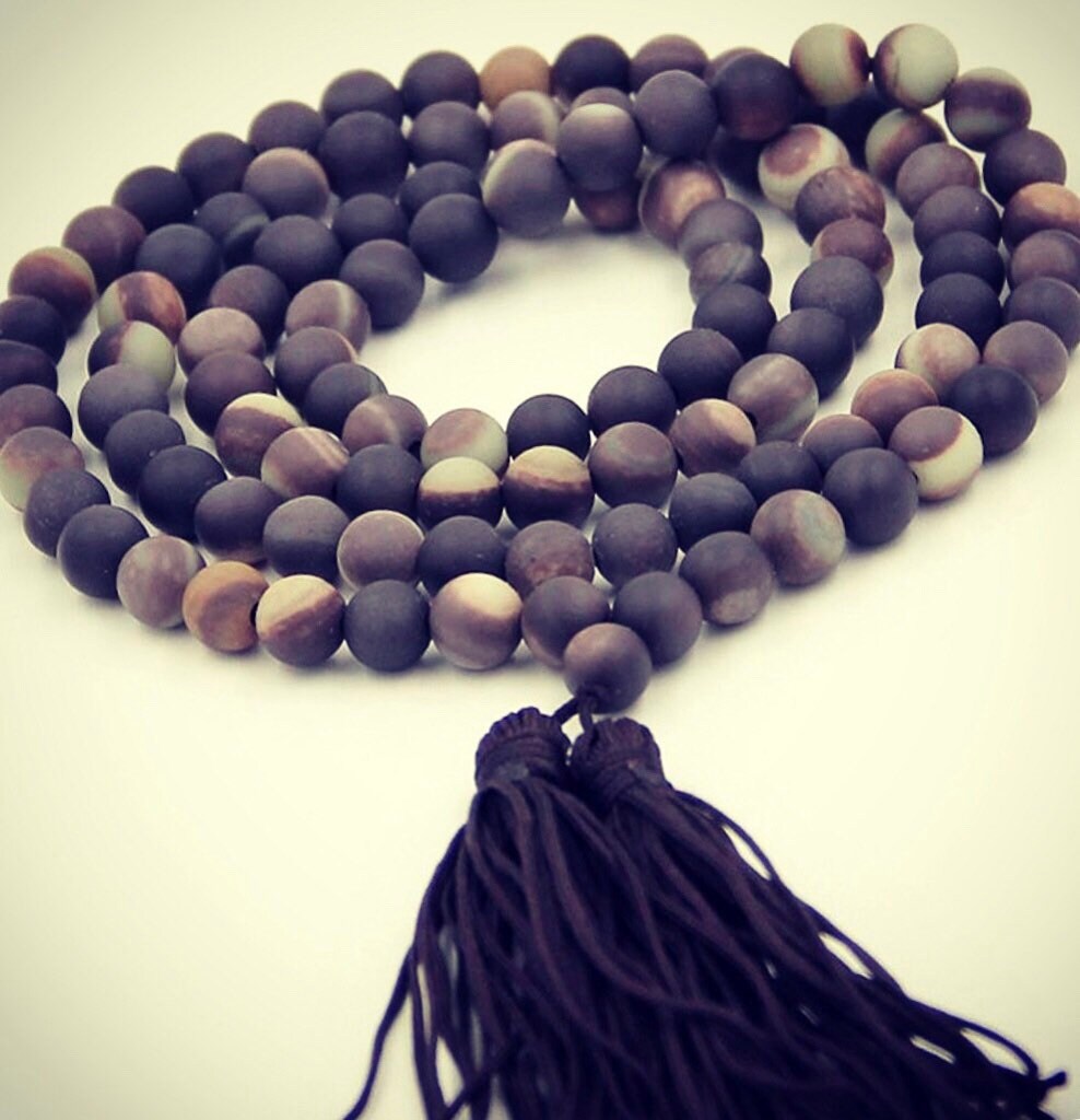 gemstone mala necklace