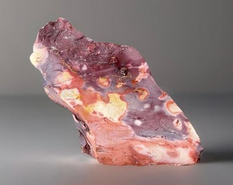 Mookaite Statement Rough Crystal, Colorful Australian Mookite Raw Chunk, Unique Crystal Rock, Stones for a plant lover