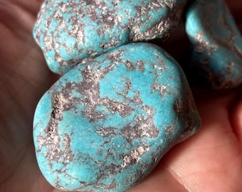 Nevada Turquoise Natural Rough Nugget - You Pick