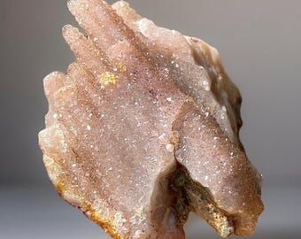 Egyptian Pink Sugar Amethyst Stalactite Specimen - #2P