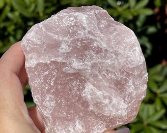 Rose Quartz Large Specimen, Premium Pink Quartz Rough Crystal from Madagascar, Natural Unpolished Rock (448)