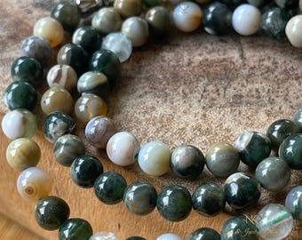 8th Vein Ocean Jasper 20 Inch Necklace , Orbicular Ocean Jasper collectors edition Jewelry