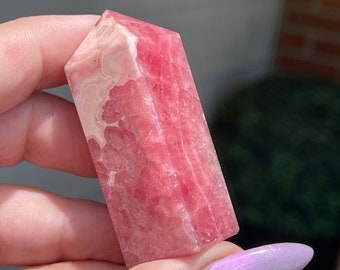 Jelly Rhodochrosite High Quality Tower No.12