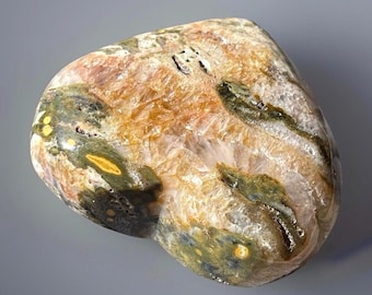 Ocean Jasper Crystal Heart (285)