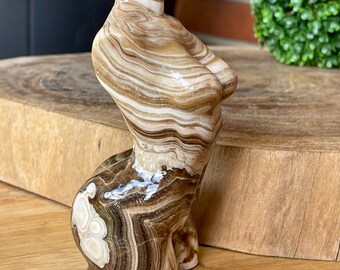 Chocolate Calcite Large Lady Body Goddess - No. 61