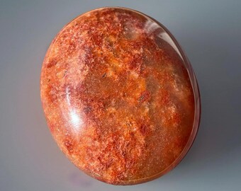 Peach Aventurine Shimmering Palmstone: Scenic Aventurine Polished Crystal (412)