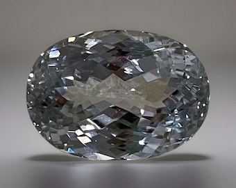 BLUE Kunzite VS Clarity - Incredibly Rare Collectors Quality - HUGE 84.25 cts Oval Cut, Full of Fire & Sparkle