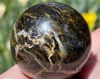 Pietersite Large Sphere, Root Third Eye Chakra, HQ Crystals A Must-Have Collectible Gifts, #16