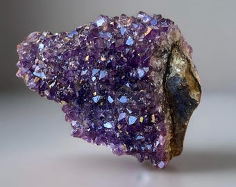 Brazilian Amethyst Cluster, Stunning Purple Sparkling Natural Amethyst Crystal