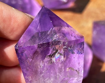 Amethyst Cupcake Tower, Purple Amethyst Crystal Point