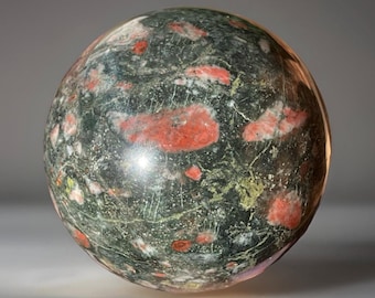 Plum Blossom Jasper Sphere ( 477)