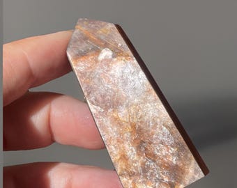 Gem Lepidolite Point: Mica Crystal Tower  (468)