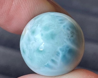 Larimar Sphere, Dominican Republic Larimar Crystal Orb (395)