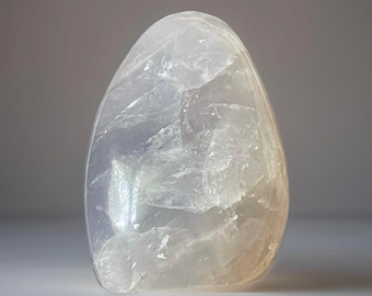 Blue Rose Quartz Freeform, Unique Milky Blue Gemstone, Rocks for Decor & Crystal Grids