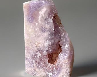 Amethyst Flower Agate Freeform - Stunning Lavender Pink Amethyst, Rare Stones & Unique Crystal Gems, High Quality Gifts