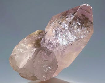 Etched Amethyst Crystal Specimen 172.10 ct, Natural Gemmy Lavender Amethyst with internal rainbows