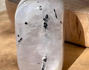 Black Tourmaline in Quartz Crystal Freeform (70)