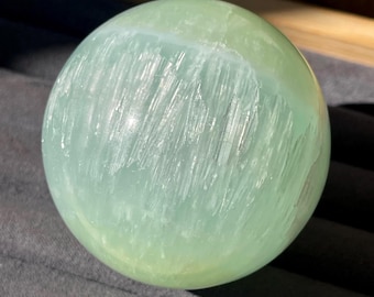 Pistachio Calcite Sphere (328)