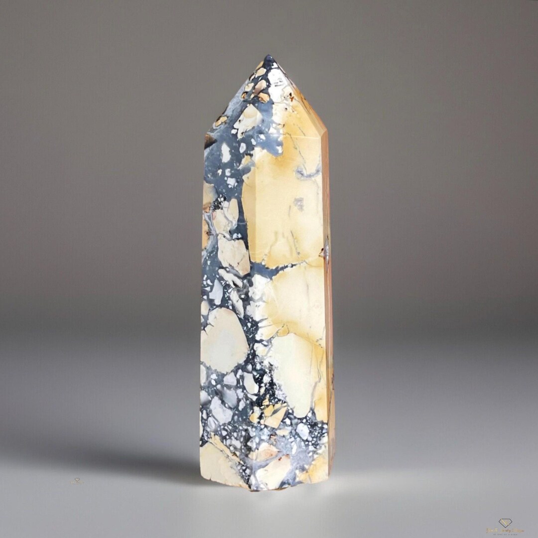 Flow Jasper Maligano Jasper Tower / Eclipse Stone / Energy Flow Crystal Point ...